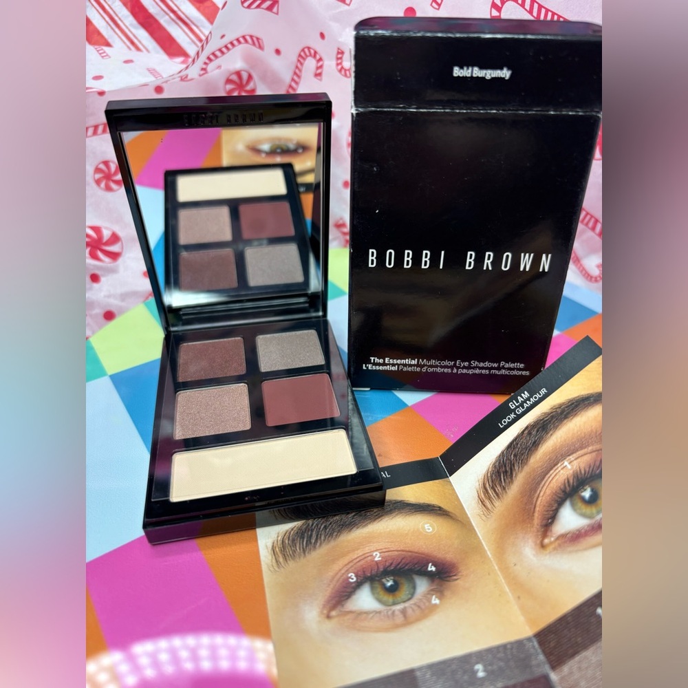 Bobbi Brown Bold Burgundy Eye Shadow Palette- dead stock color